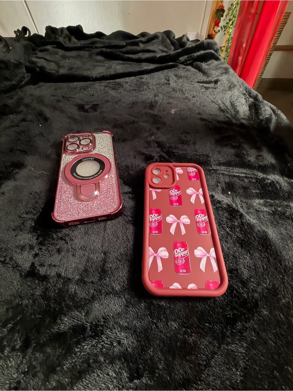 Pink Dr Pepper Pattern Phone Case - Unknown Brand